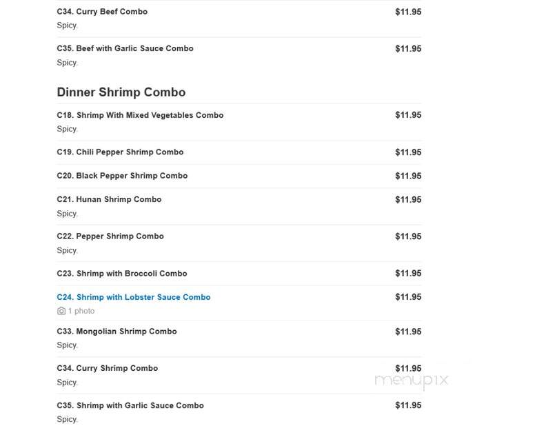 Chopstick - Port St Lucie, FL menu_pic