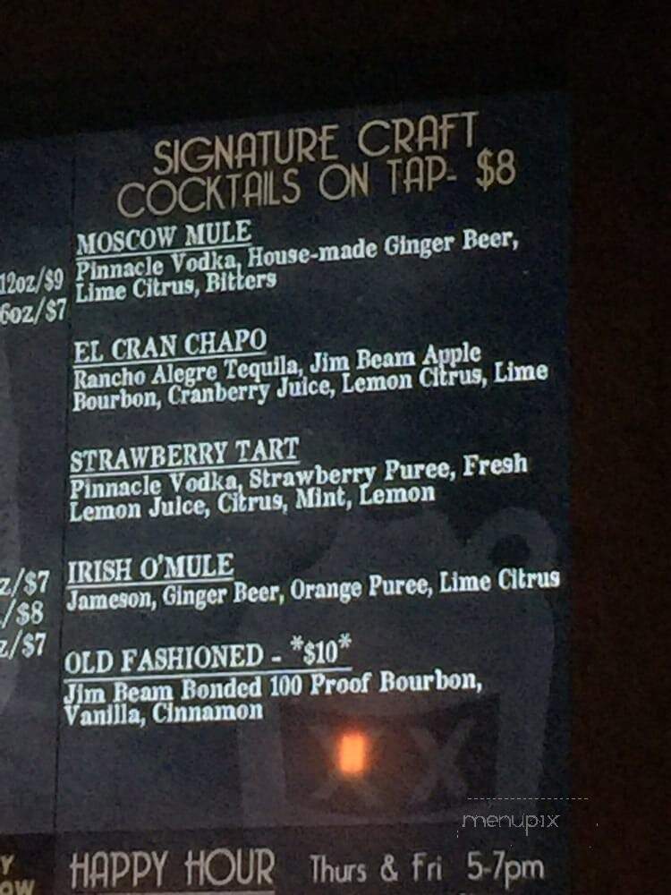 The Copper Door - Santa Ana, CA menu_pic