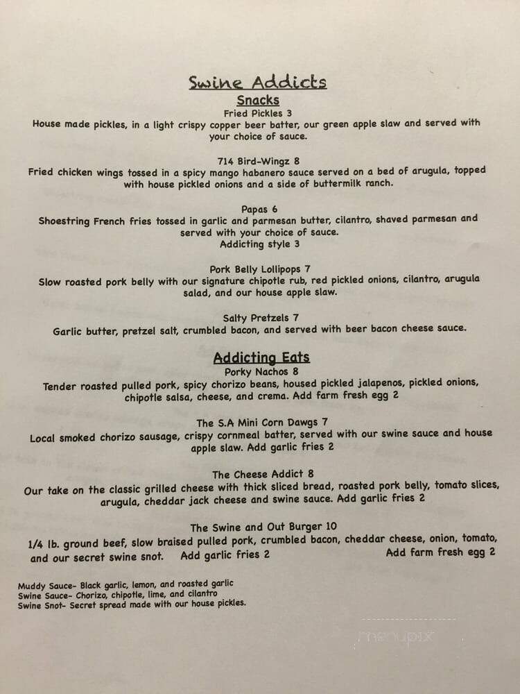 The Copper Door - Santa Ana, CA menu_pic