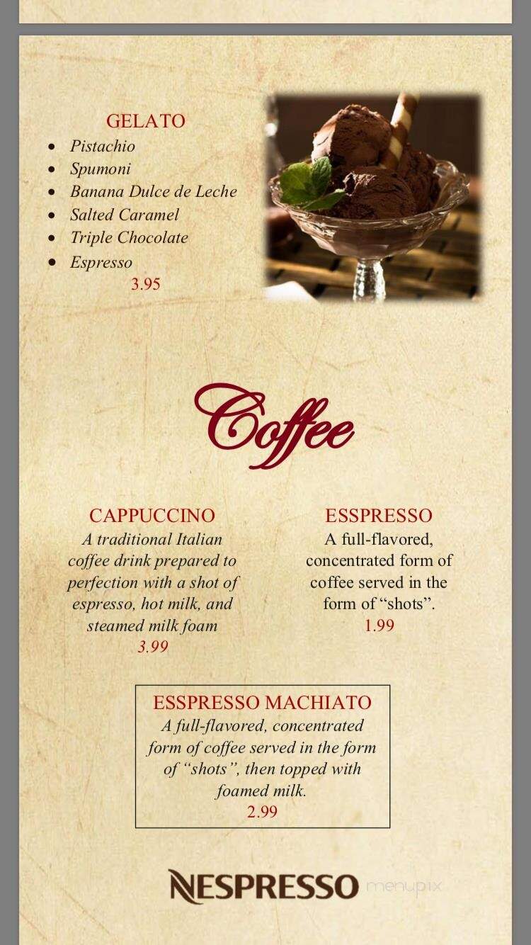 Vittorio's III - Sebastian, FL menu_pic