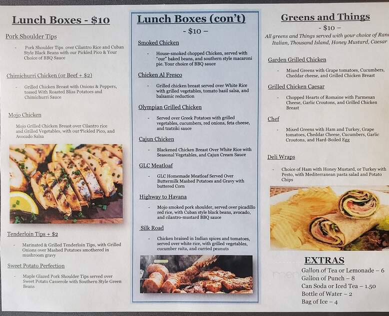 Good Life Catering and Meals to Go - Southaven, MS menu_pic