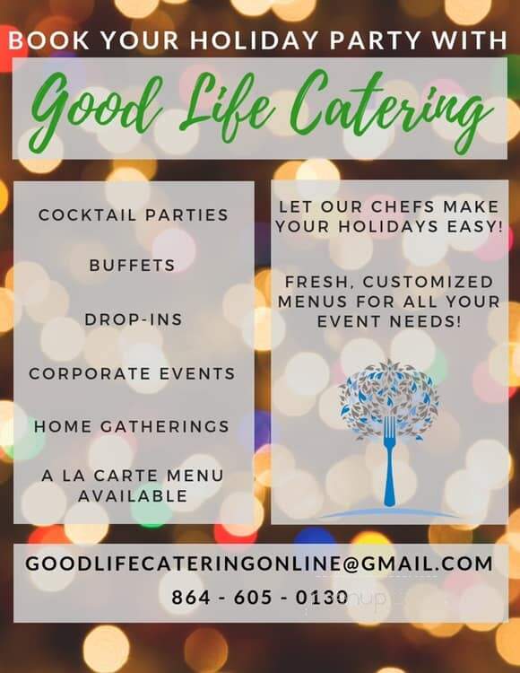 Good Life Catering and Meals to Go - Southaven, MS menu_pic