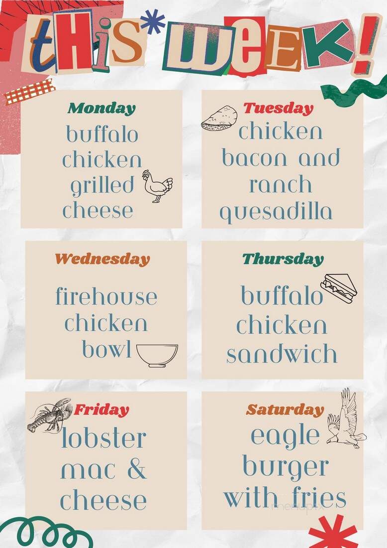 Joe's Firehouse Tavern - Sunbury, OH menu_pic