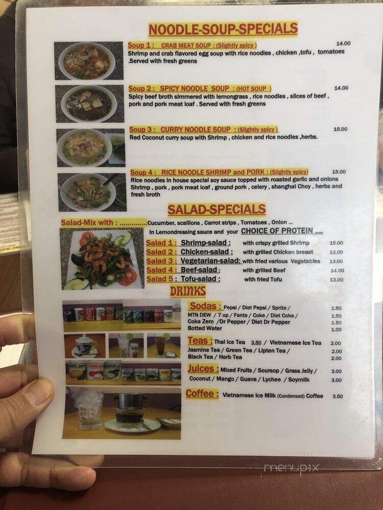 Mai Asia Restaurant - Tualatin, OR menu_pic