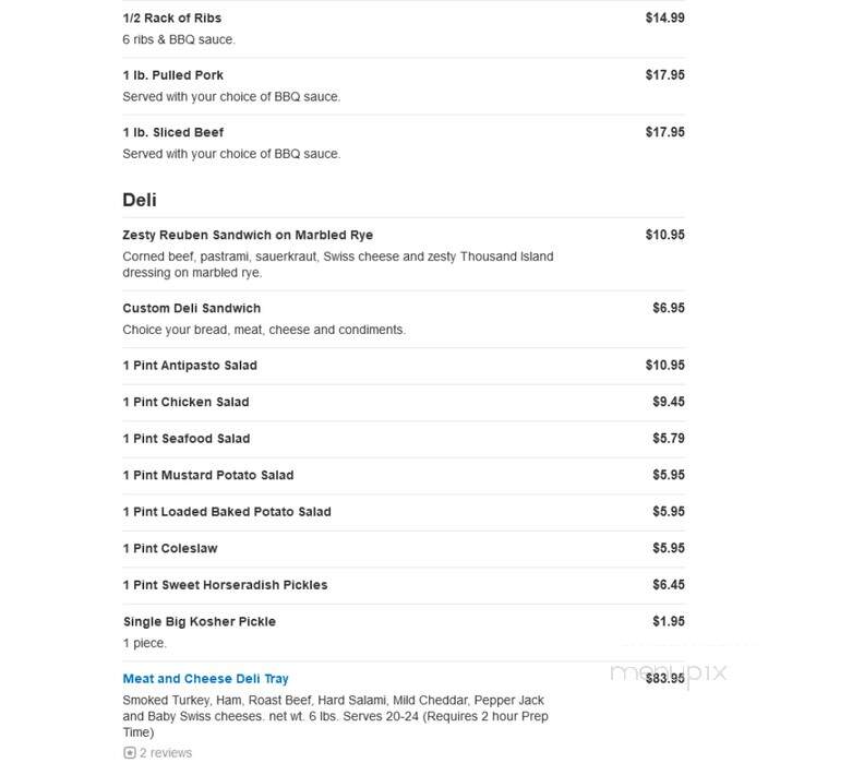 Butcher Boys Fresh Meat Deli - Van Buren, AR menu_pic