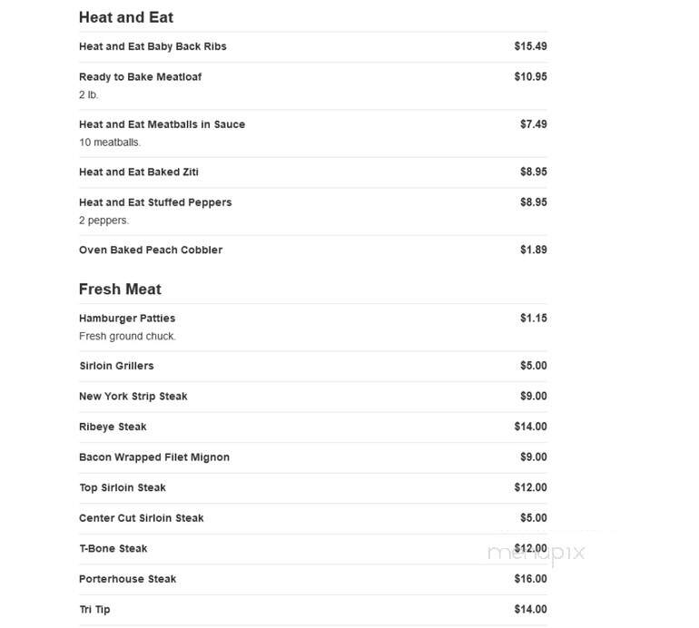Butcher Boys Fresh Meat Deli - Van Buren, AR menu_pic