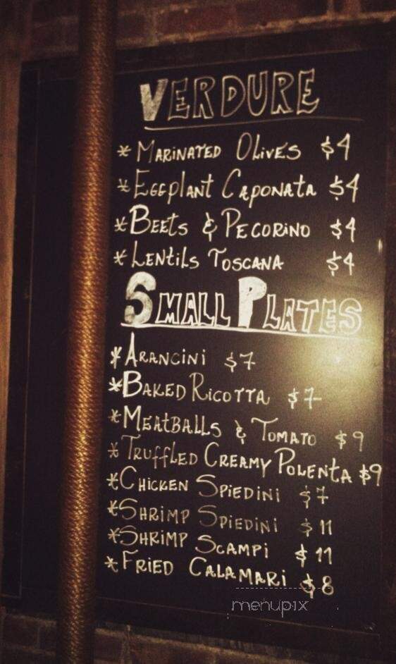 Osteria Cotta - New York, NY menu_pic