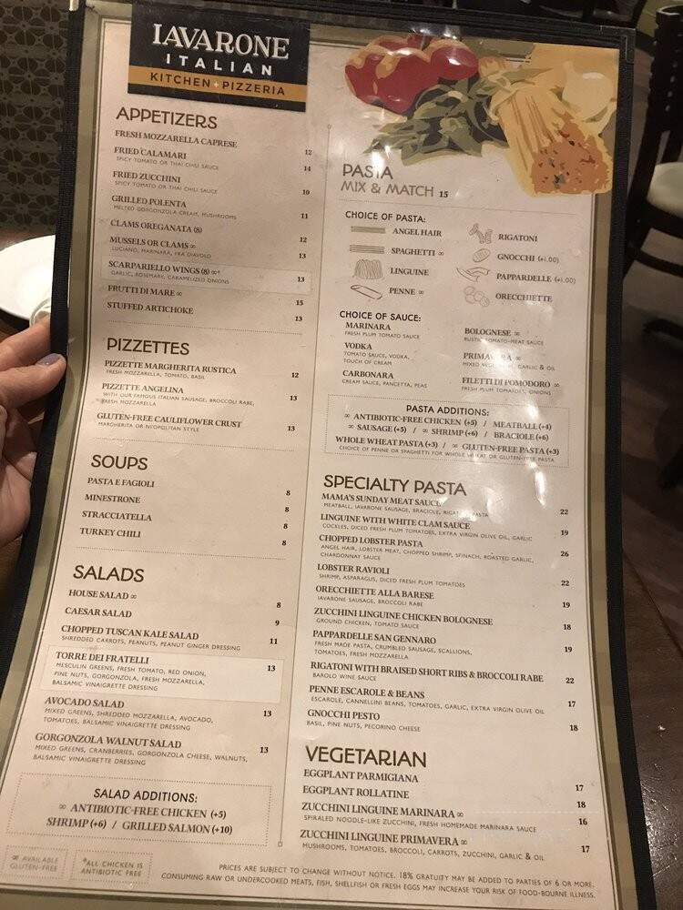 Iavarone Cafe - New Hyde Park, NY menu_pic