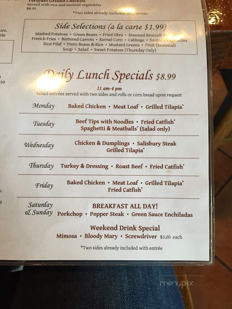 Kay's Restaurant and Bar - Dallas, TX menu_pic