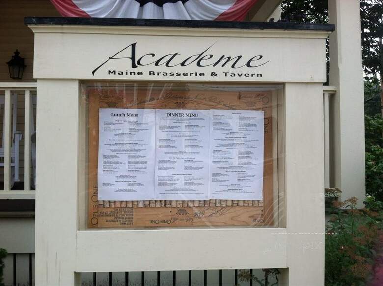 Academe - Kennebunk, ME menu_pic