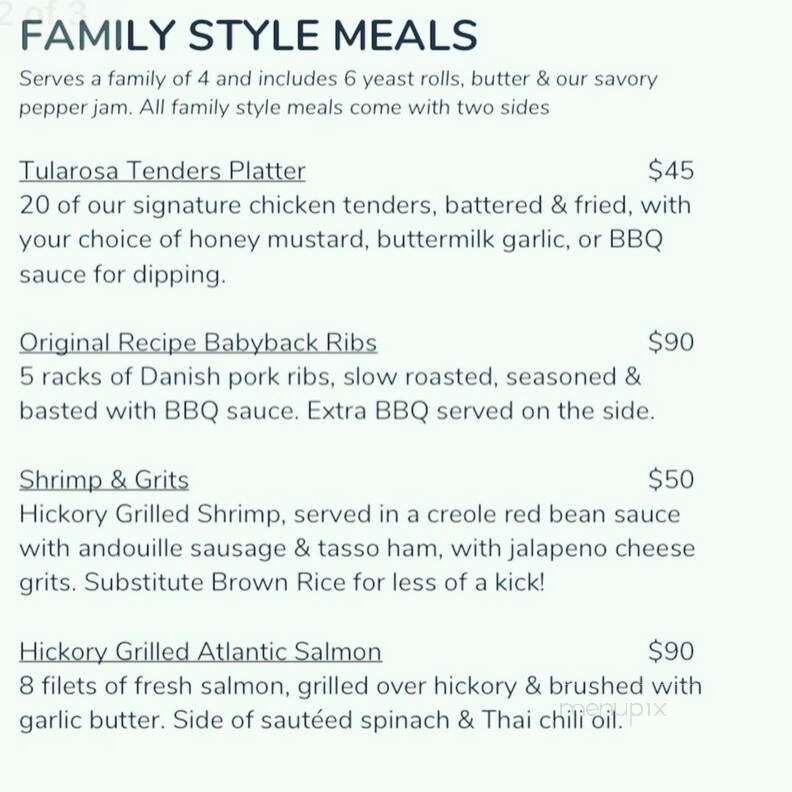 Arizona's - Simpsonville, SC menu_pic