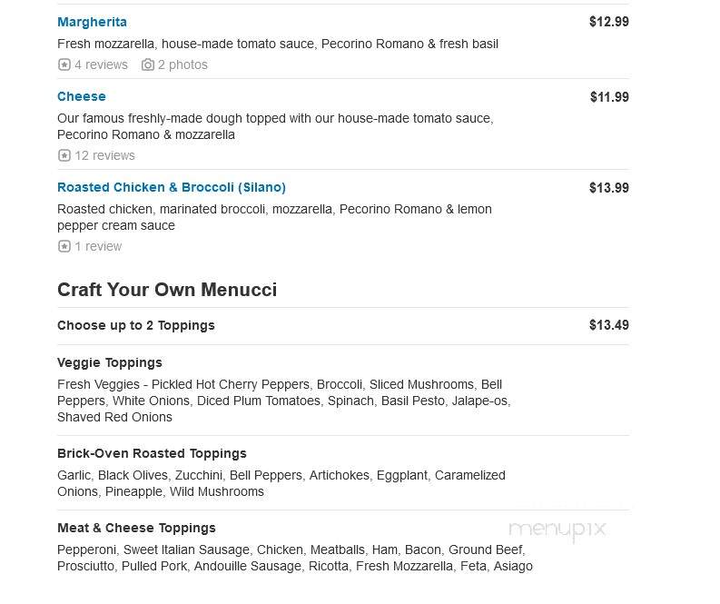Bertucci's - Mansfield, MA menu_pic