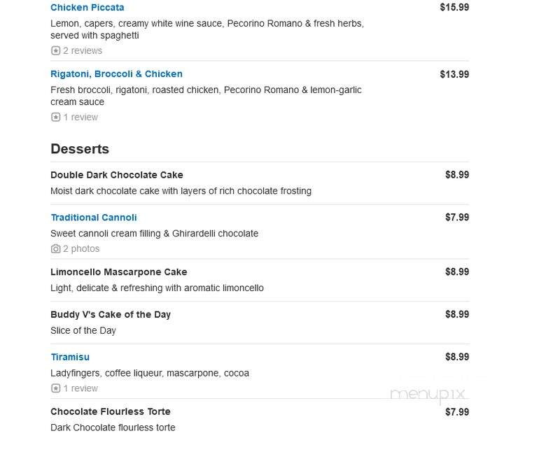 Bertucci's - Mansfield, MA menu_pic