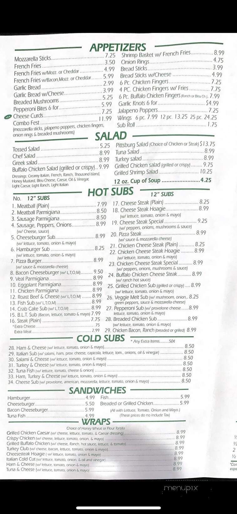 Brothers Pizza - Hanover, PA menu_pic