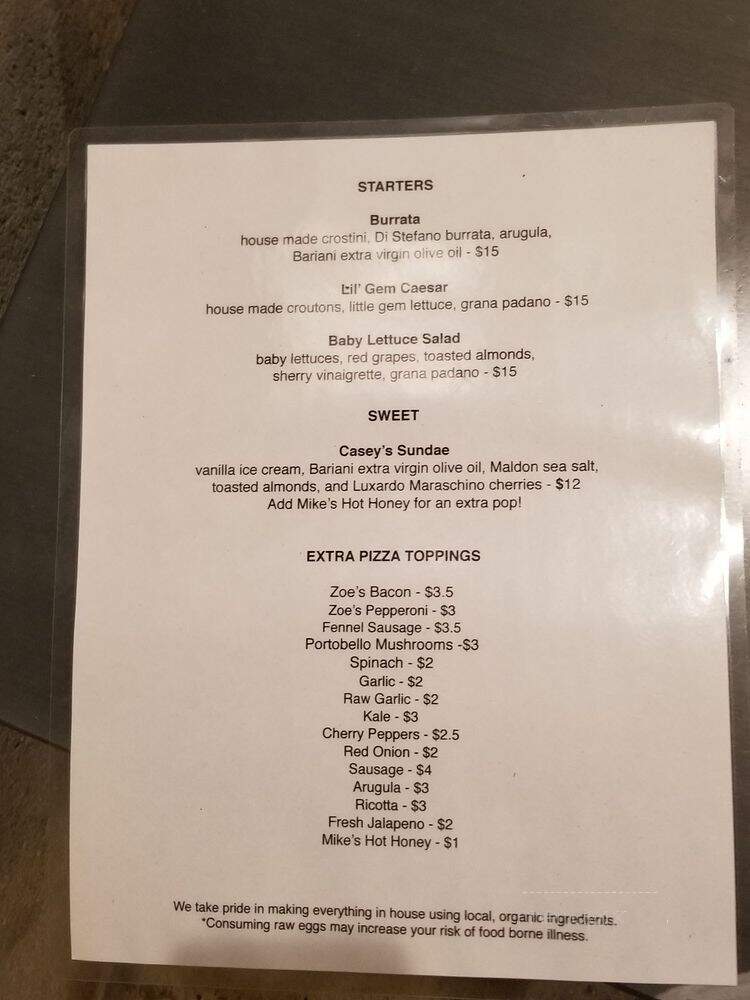 Caseys Carry Out Pizza - Pana, IL menu_pic