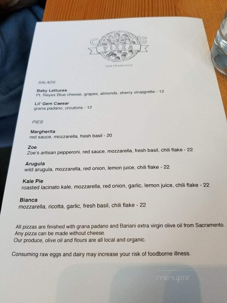Caseys Carry Out Pizza - Pana, IL menu_pic