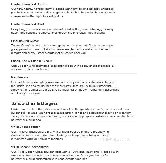 Caseys Carry Out Pizza - Stover, MO menu_pic