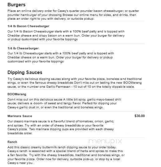 Caseys Carry Out Pizza - Stover, MO menu_pic