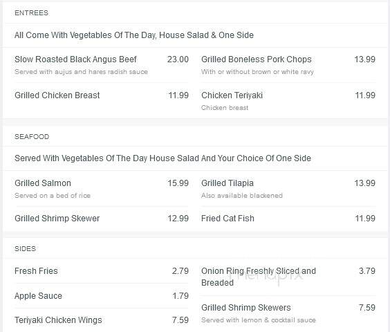 Cherokee Queen Motel - Grove, OK menu_pic
