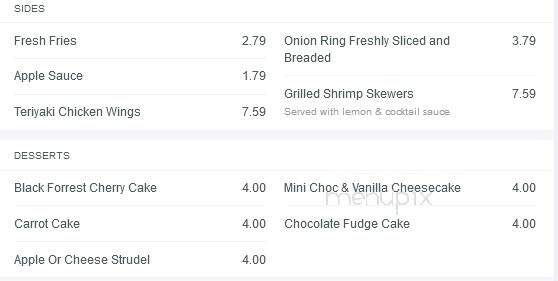 Cherokee Queen Motel - Grove, OK menu_pic