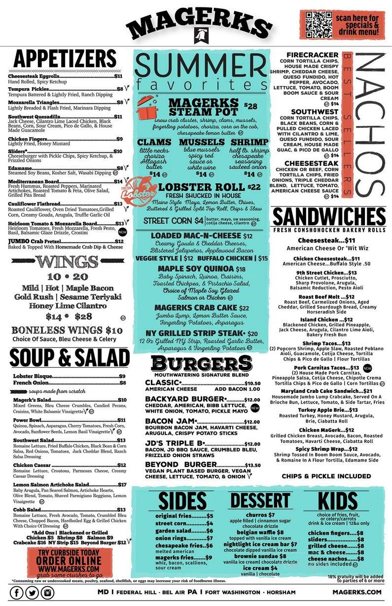 MaGerks - Fort Washington, PA menu_pic