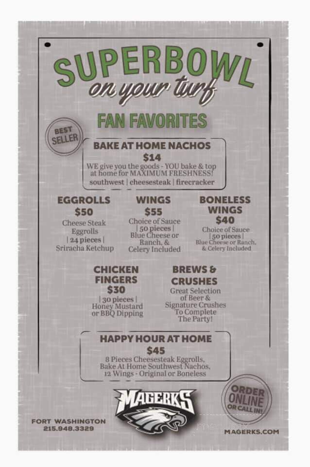MaGerks - Fort Washington, PA menu_pic
