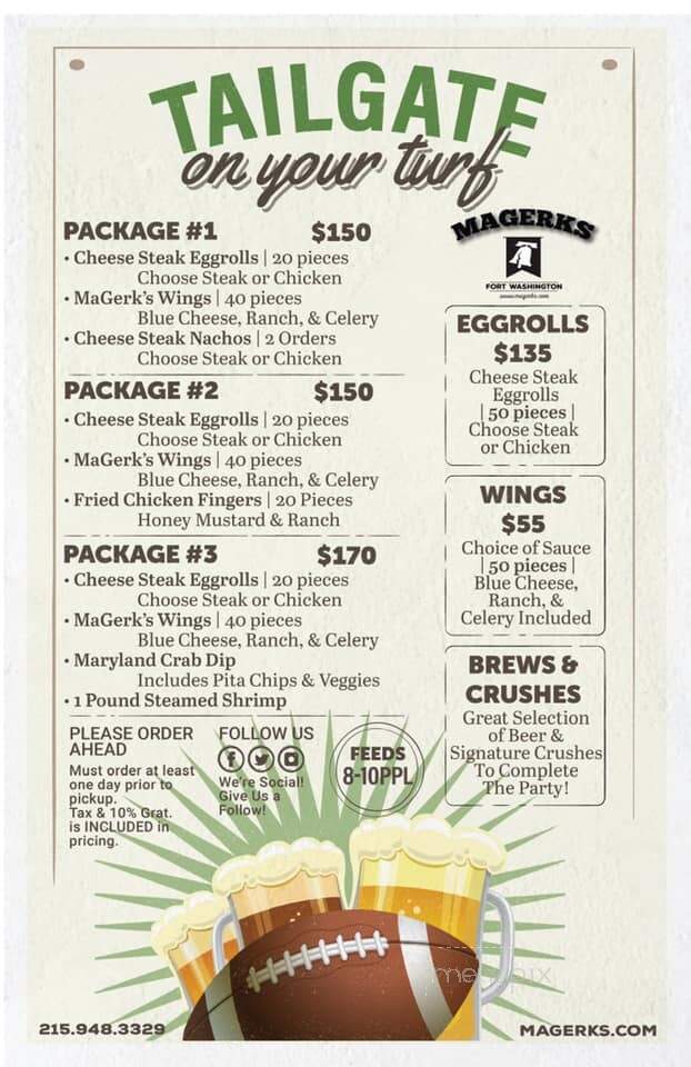MaGerks - Fort Washington, PA menu_pic