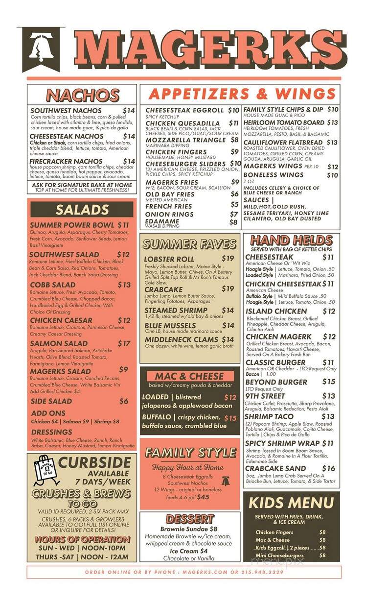 MaGerks - Fort Washington, PA menu_pic