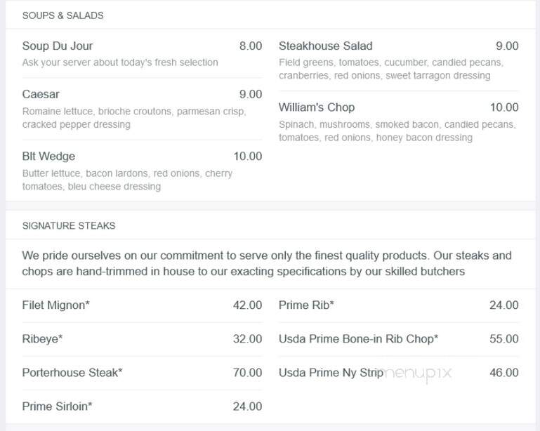 Sam's Town Hotel and Casino in Shreveport - Shreveport, LA menu_pic