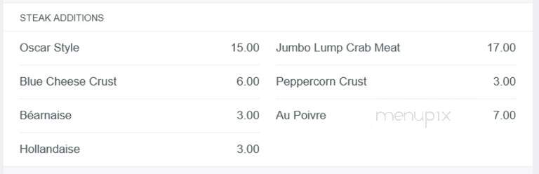 Sam's Town Hotel and Casino in Shreveport - Shreveport, LA menu_pic