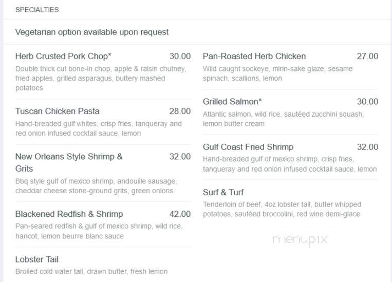Sam's Town Hotel and Casino in Shreveport - Shreveport, LA menu_pic