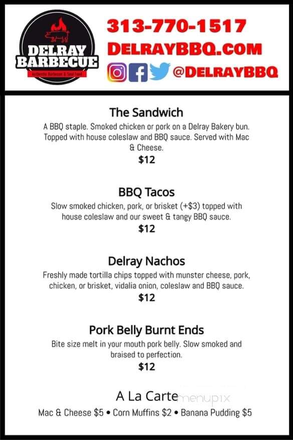 Soho - Ferndale, MI menu_pic