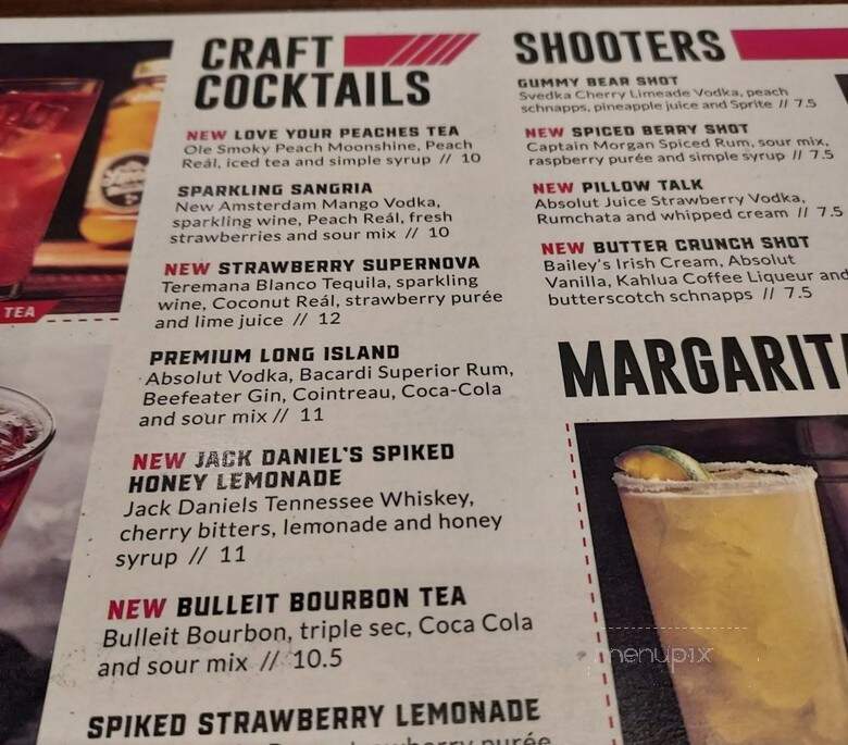 Fox and Hound English Pub & Grille - Richardson, TX menu_pic