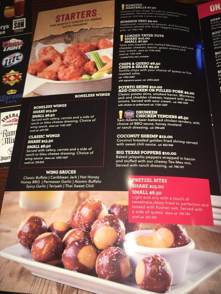 Fox and Hound English Pub & Grille - Richardson, TX menu_pic