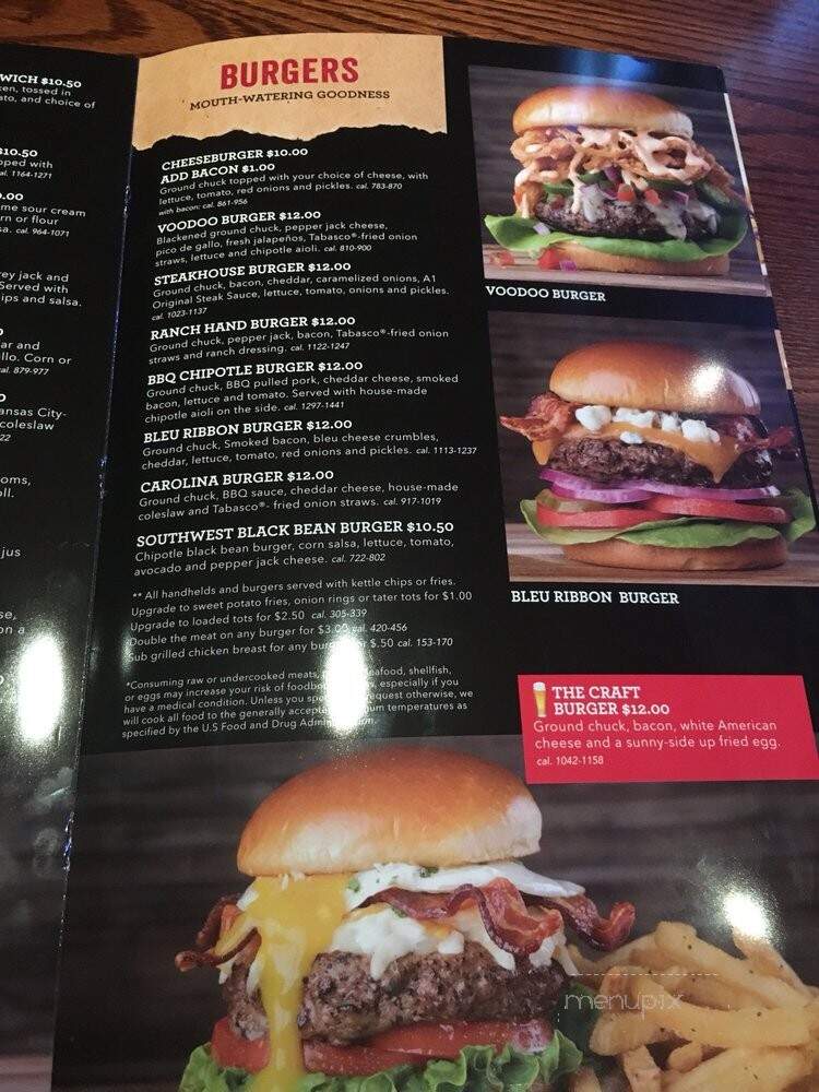 Fox and Hound English Pub & Grille - Richardson, TX menu_pic