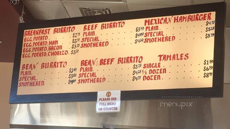 Tamale Kitchen - Highlands Ranch, CO menu_pic
