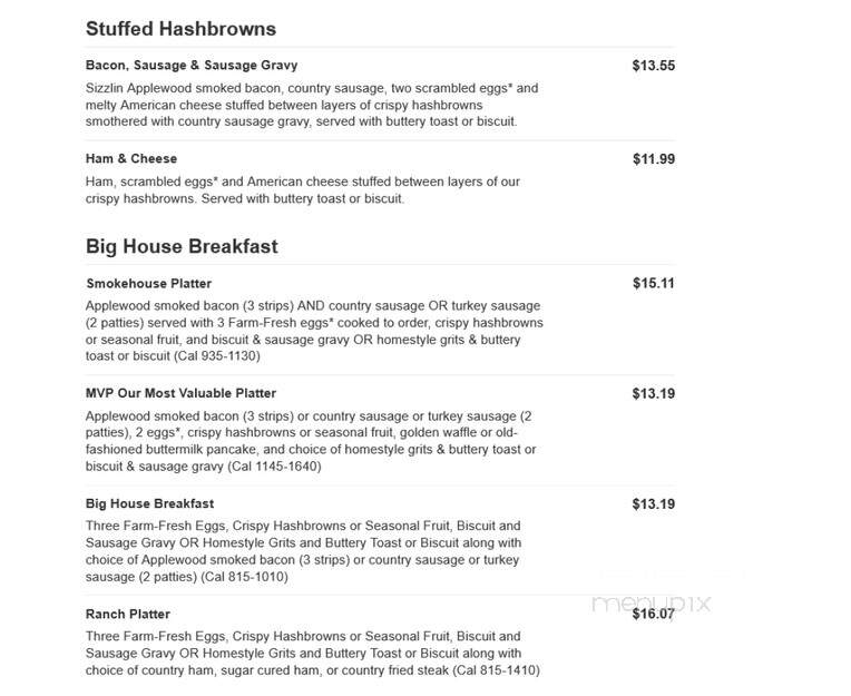 Huddle House - Moundsville, WV menu_pic