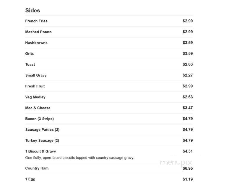 Huddle House - Moundsville, WV menu_pic