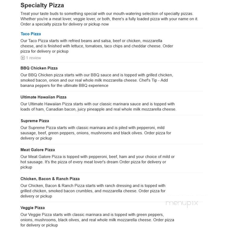 Casey's General Store - Manito, IL menu_pic