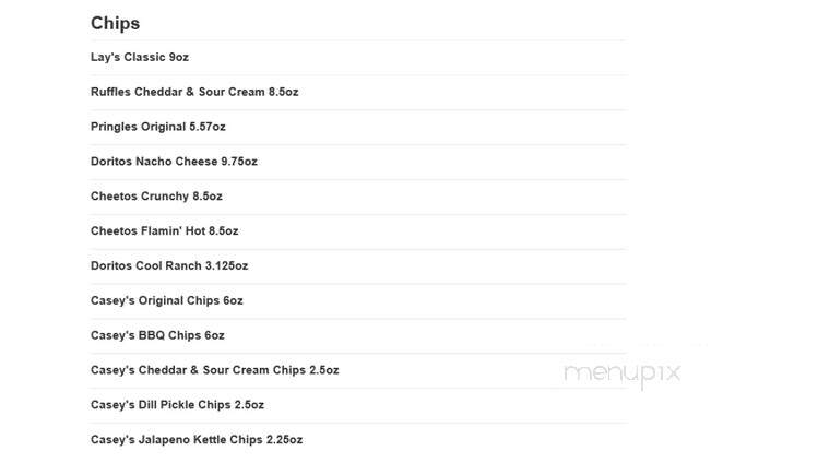 Casey's General Store - Manito, IL menu_pic