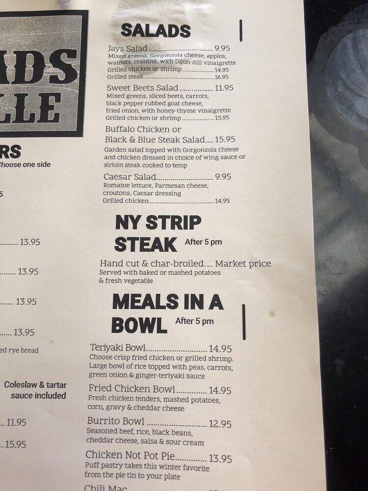 Crossroads - Lansing, NY menu_pic