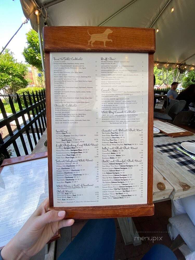 White Dog Cafe - Wayne, PA menu_pic