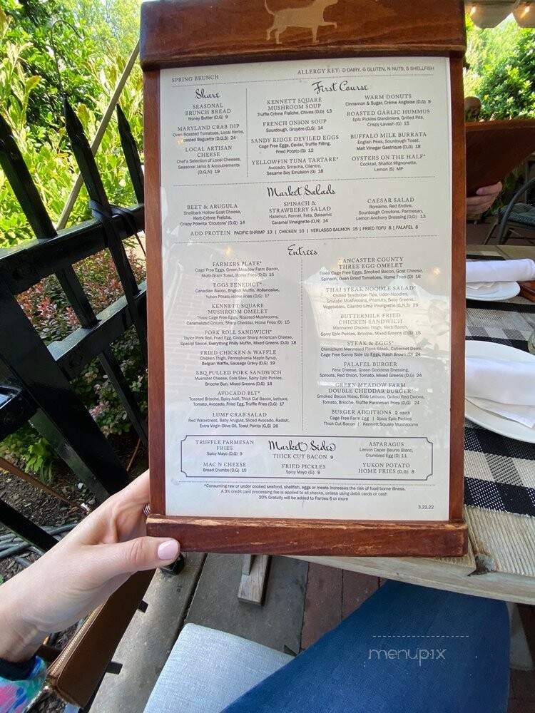 White Dog Cafe - Wayne, PA menu_pic