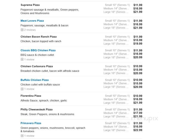 New York Family Pizza - Groton, CT menu_pic