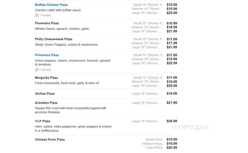 New York Family Pizza - Groton, CT menu_pic