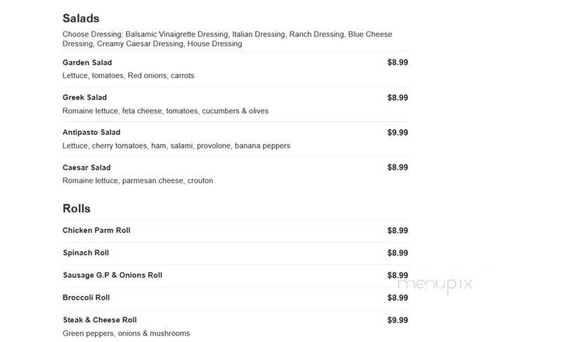 New York Family Pizza - Groton, CT menu_pic