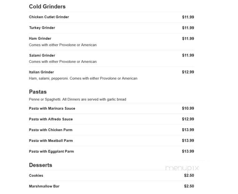 New York Family Pizza - Groton, CT menu_pic