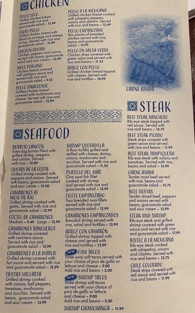 Los Portales Mexican Grill - St Augustine, FL menu_pic