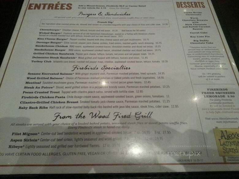 Firebirds Wood Fired Grill - Chadds Ford, PA