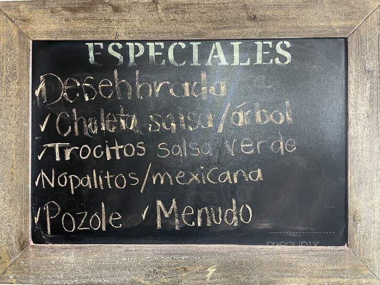 Taqueria Hernandez - McKinney, TX menu_pic